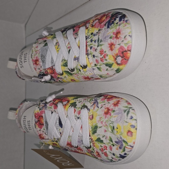 Roxy Libbie Slide On Canvas Floral Print Memory Foam Womens Size 6 NWT - Picture 1 of 11